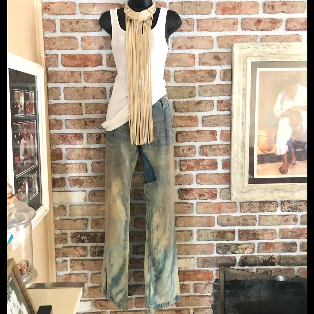 Taverniti So Jeans Jane Size 28 NWT Dirty wash